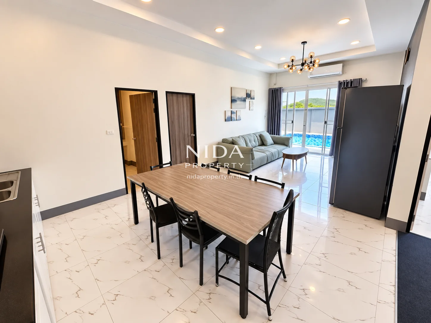 Modern Loft 5-Bedroom Private Pool Villa for Rent - 12